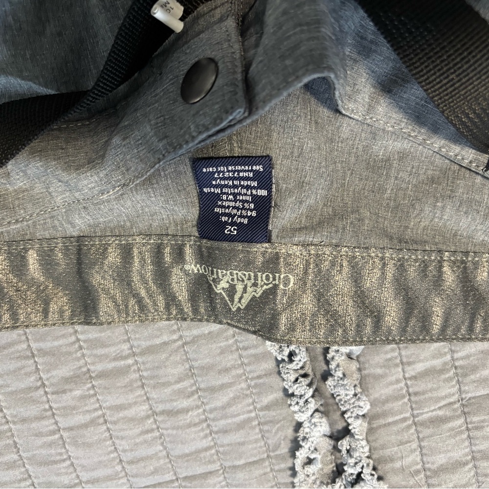 Big and Tall Croft & Barrow Gray Cargo Shorts - Picture 2 of 3